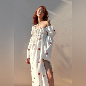 NWOT Free people Emory midi dress large